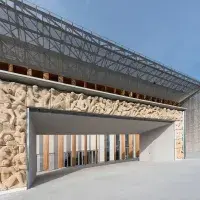 Vista sottostruttura della lamiera stirata